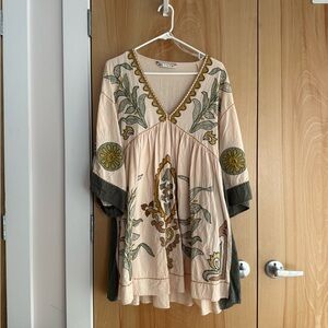 ZARA babydoll mini dress